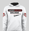 Underground Dialogue Podcast White, Red & Black SPC Hoodie