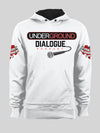 Underground Dialogue Podcast White, Red & Black SPC Hoodie