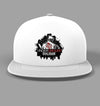 Underground Dialogue Podcast White & Black Logo Snapback Hat