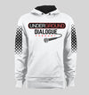 Underground Dialogue Podcast White, Black, Red Logo Hoodie